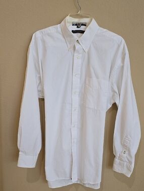 Tommy Hilfiger Men’s White Button-Down Dress Shirt